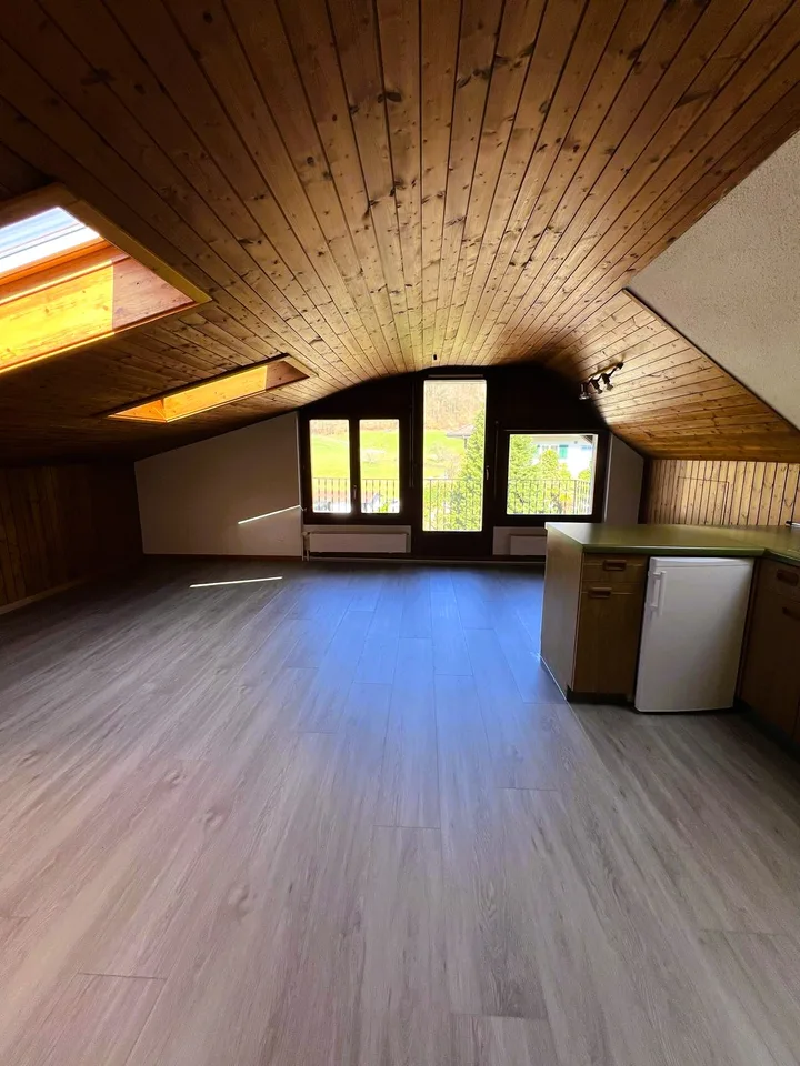 Grosszügiges Studio in Mühlethal zu vermieten