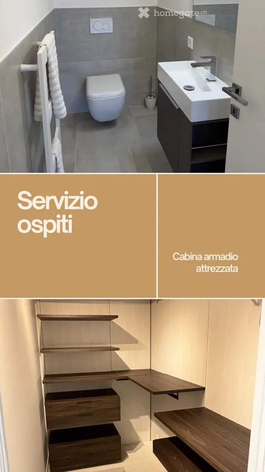 Renovated apartment with Lake Lugano view