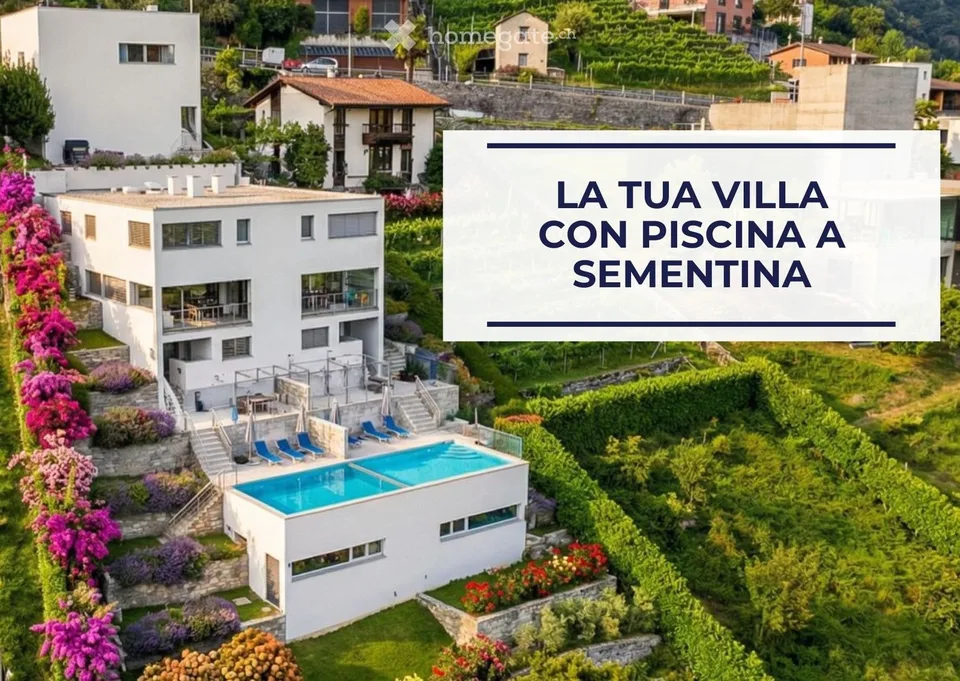 Esclusiva Villa con Piscina e Vista Mozzafiato a Sementina