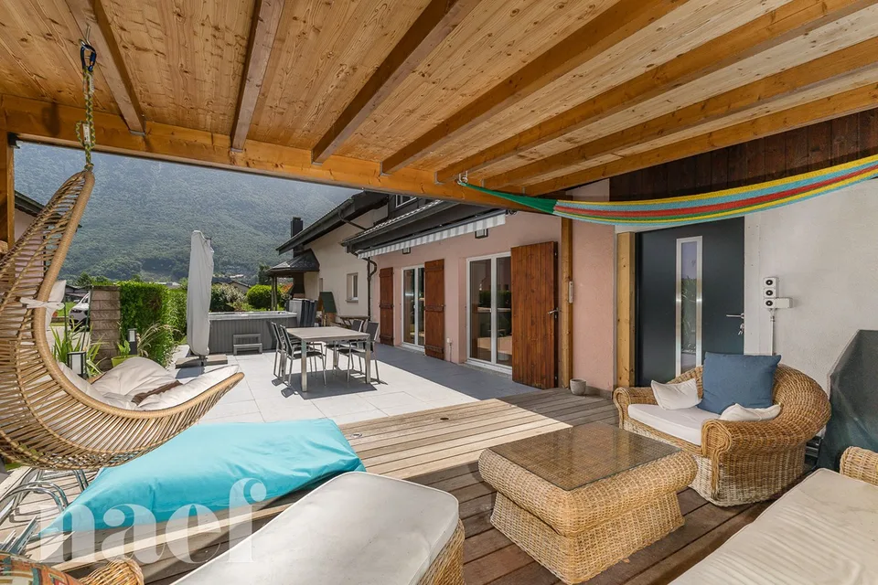 Maison individuelle de 6.5 pièces à deux pas du lac à vendre au Bouveret