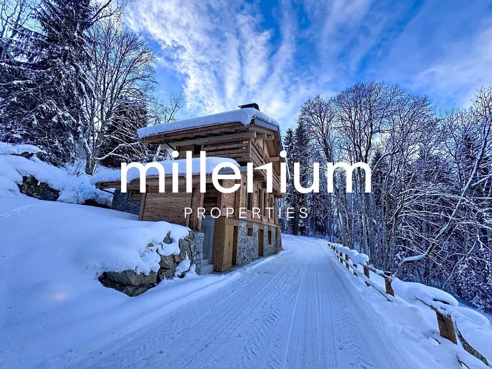 Superbe chalet Neuf à Megève, proches pistes secteur Rochebrune
