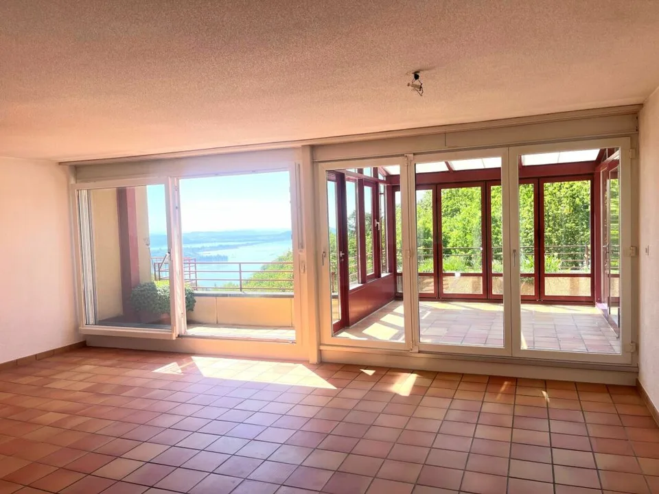6,5-Zimmer-(Ferien)-Wohnung mit Seeblick - Ihre Oase am Bielersee!