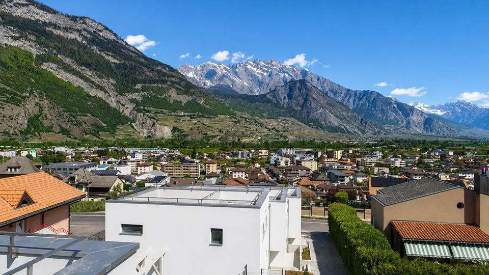 6 moderne Villen mit Panoramadachgarten auf den Höhen von Saxon