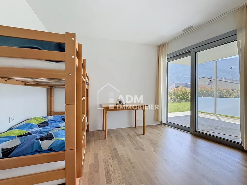 Saillon, 4.5-Zimmer-Wohnung im Erdgeschoss mit privatem Garten von 243 m2 – Foto 8 von 13