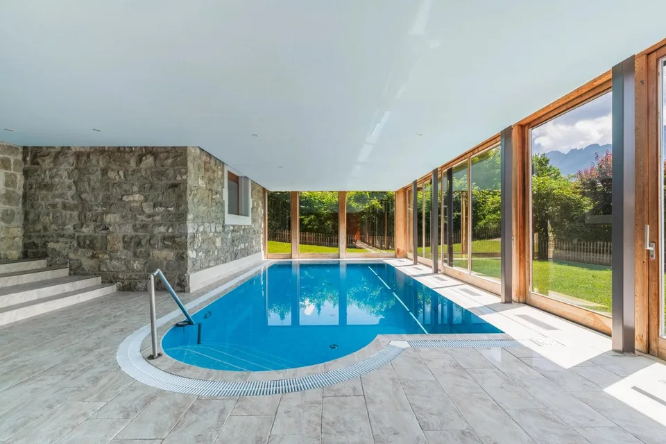 Elegance restored in a palace transformed into a residence.