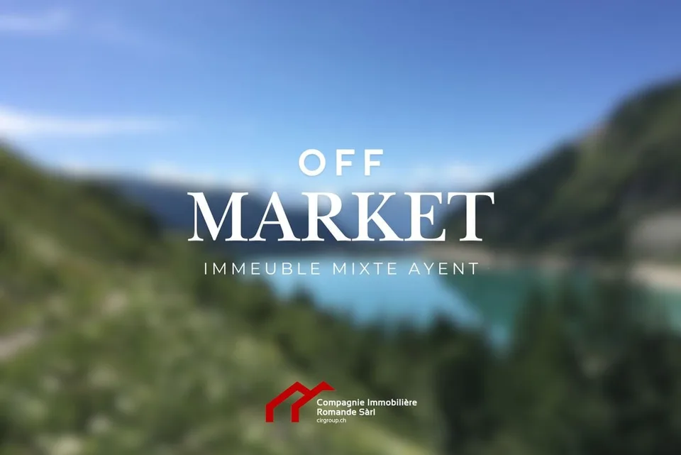 Opportunité d'investissement OFF-MARKET
