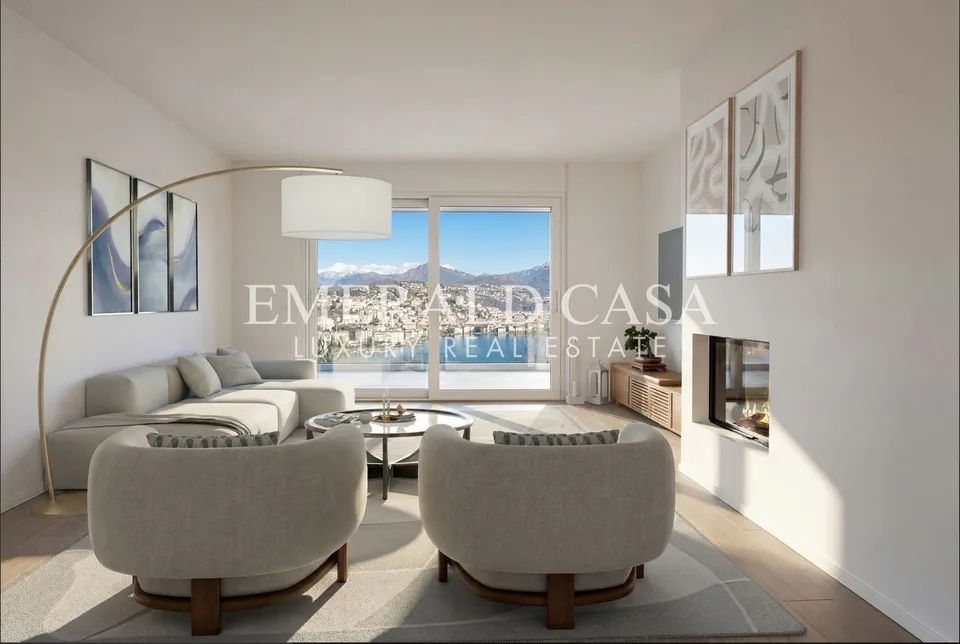 Elegante 4.5 Locali con Terrazze e Vista Lago
