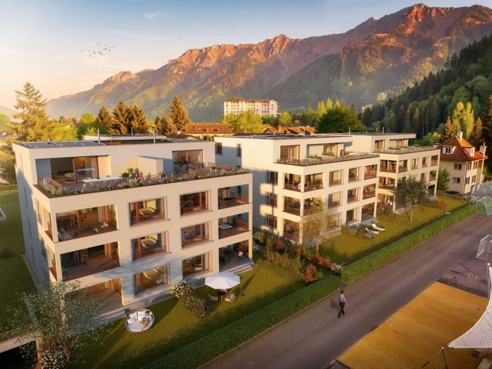 Exklusive 4½-Zimmer-Wohnung im Zentrum von Interlaken, Neubau Guisan Park