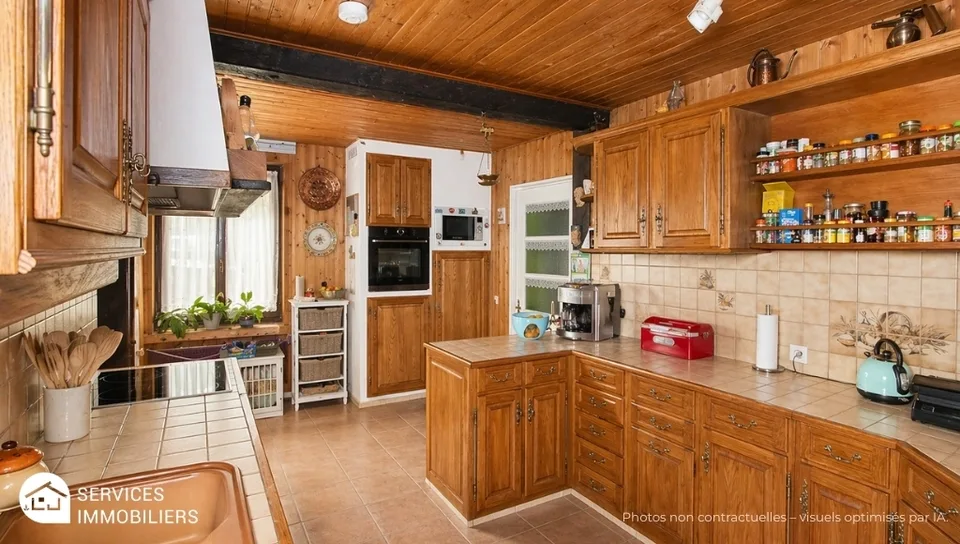 Casa familiare con terrazza, garage, annessi, raro!