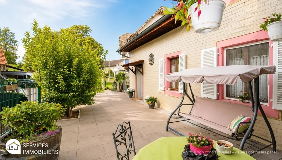 Casa familiare con terrazza, garage, annessi, raro!