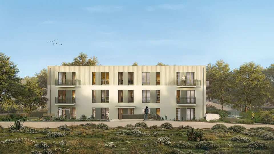 Appartement en attique moderne de 3,5 pièces dans un quartier calme de Rohrbach