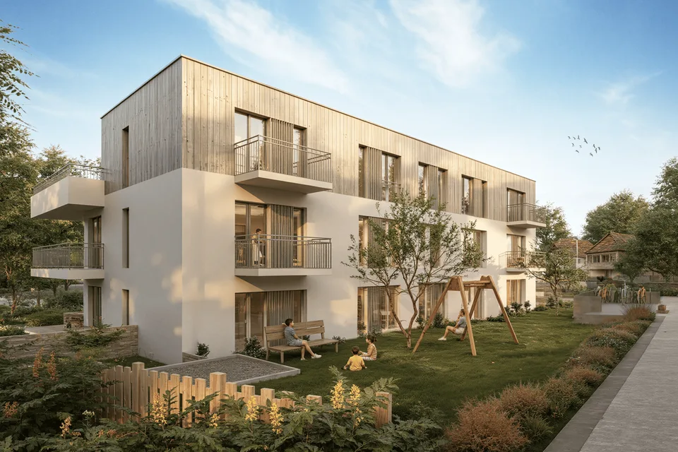 Appartement en attique moderne de 3,5 pièces dans un quartier calme de Rohrbach