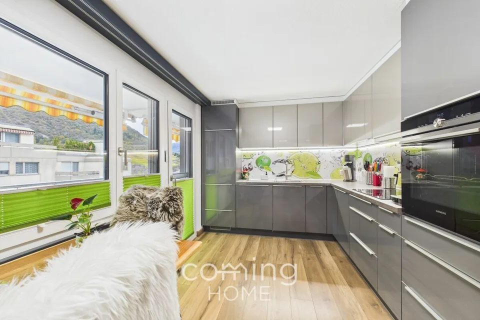 Viel Platz für die Familie in Visp - 4.5-Zimmer-Wohnung mit Terrasse und zwei Badezimmern