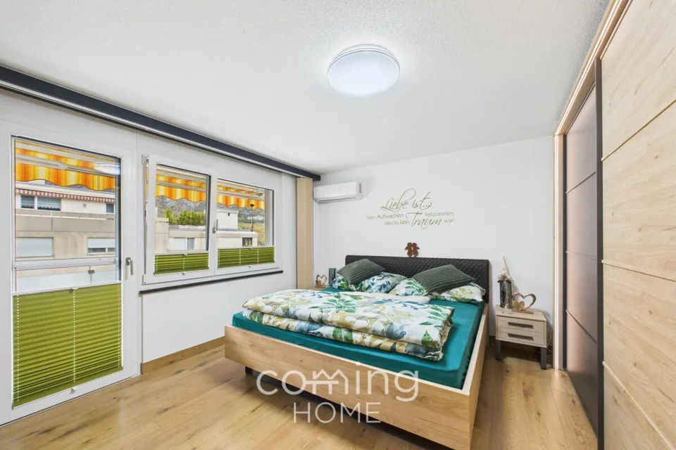 Viel Platz für die Familie in Visp - 4.5-Zimmer-Wohnung mit Terrasse und zwei Badezimmern