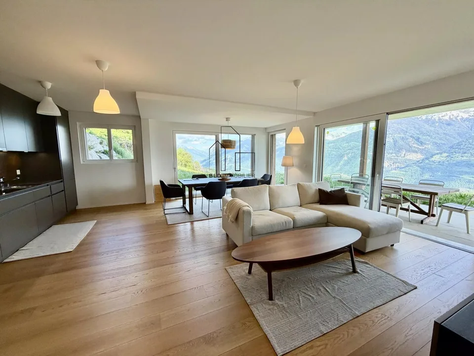 Magnifique appartement neuf avec jardin et vue sur la vallée du Rhône