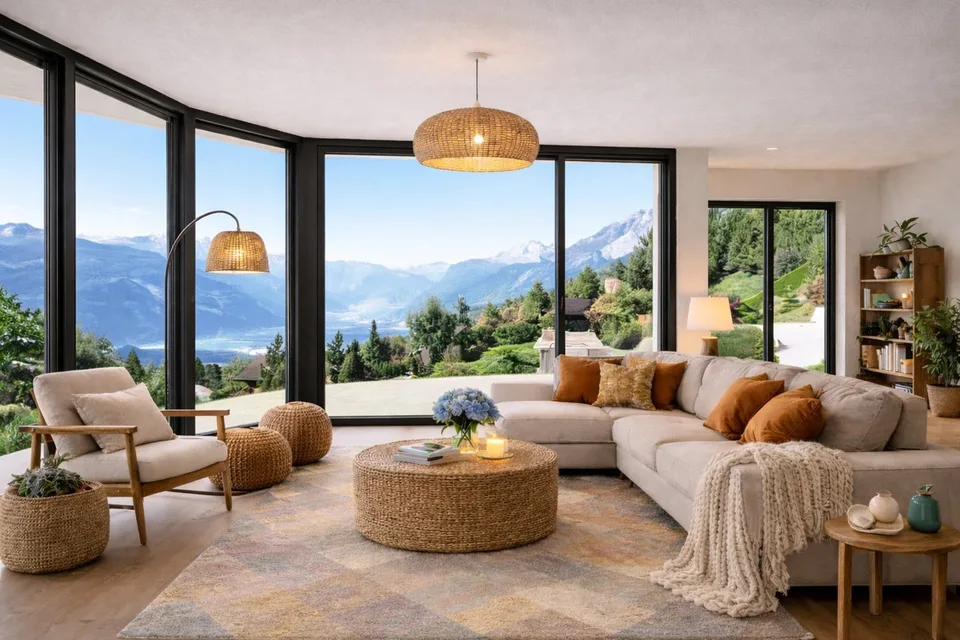 Chalet auf Plan mit atemberaubendem Blick - Hauptwohnsitz