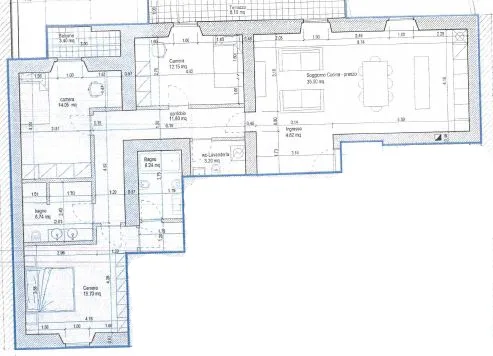 CHIASSO – STRATEGISCH GÜNSTIGE LAGE, 4,5 ZIMMER, AUCH BUROGEBRAUCH – Foto 6 von 11