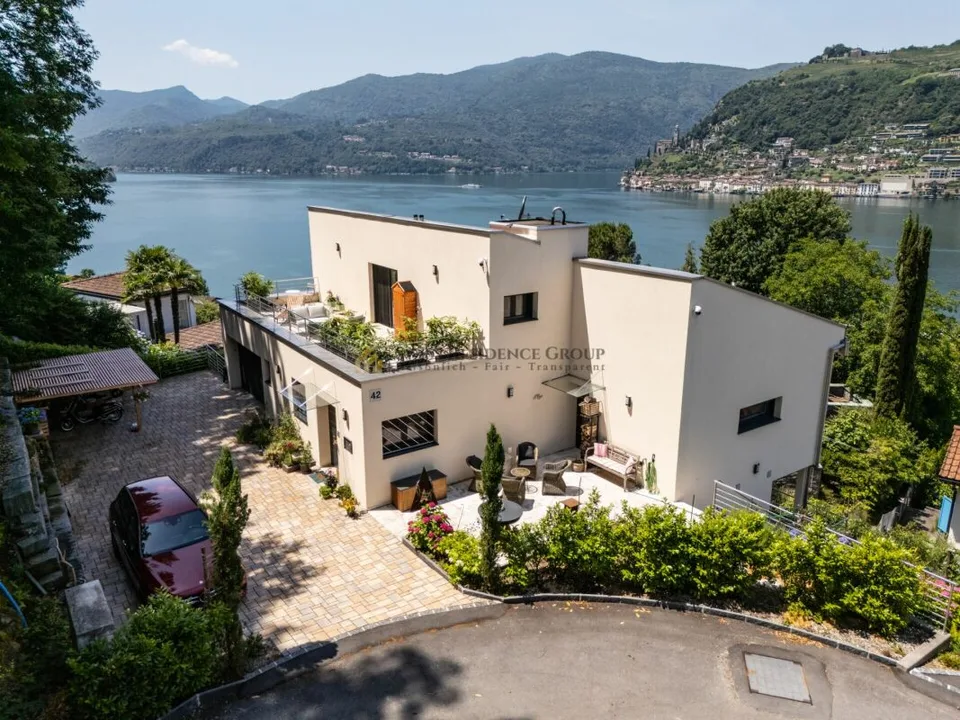 Prestigiosa villa moderna con Spa privata e vista lago a Brusino Arsizio