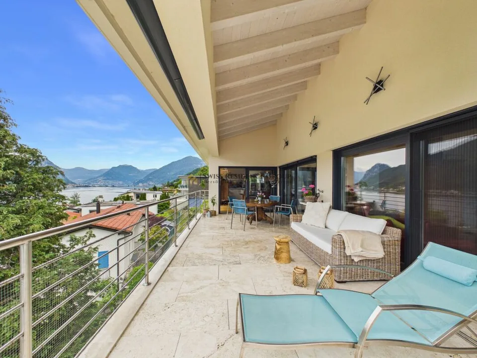 Villa moderne prestigieuse avec spa privé et vue sur le lac à Brusino Arsizio – photo 9 sur 18