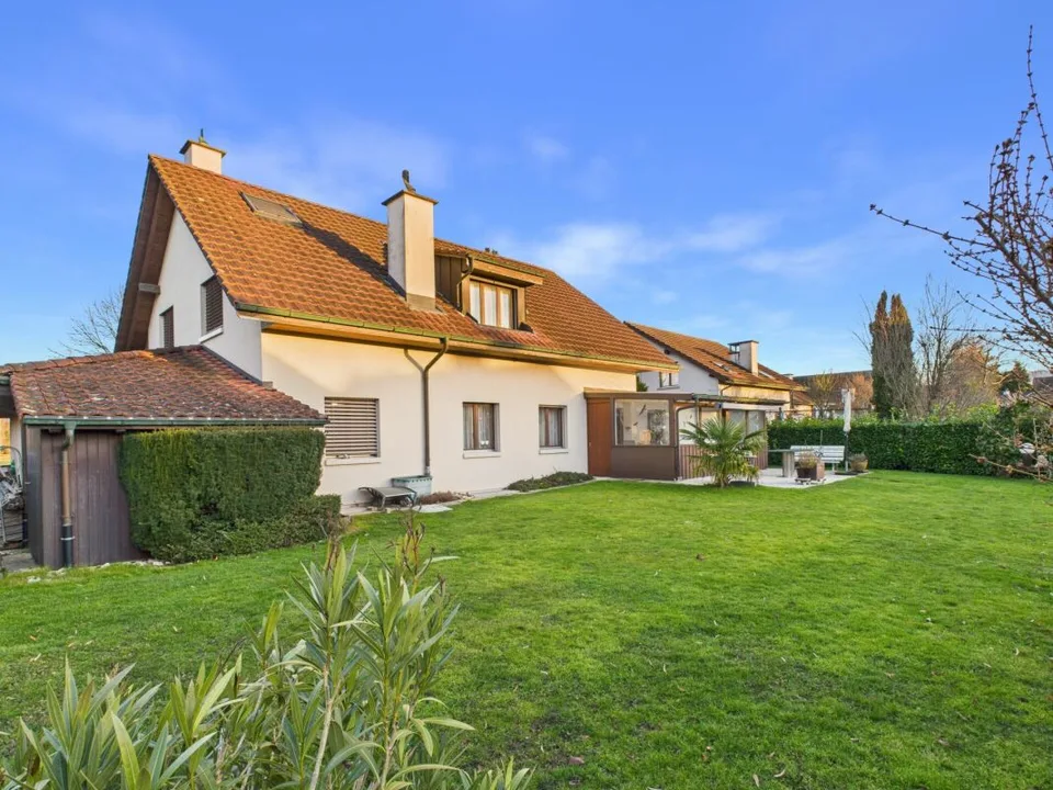 Paradis familial avec beaucoup d'espace et de jardin