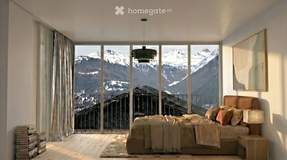 Case gemelle dell'architetto 4,5 locali, Chermignon / Crans-Montana