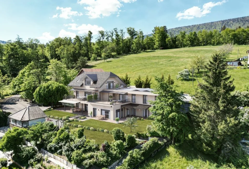 Neubau 4.5 EG mit 135m2 Wohnfläche mit fulminantem Ausblick