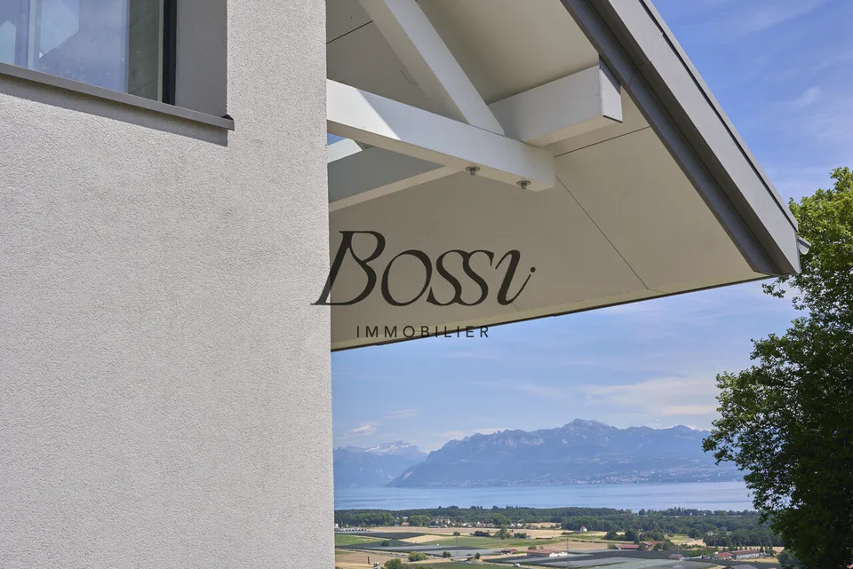 Un belvédère contemporain face au Léman