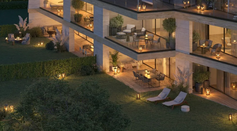 MONTAGNOLA - 3,5 CON GIARDINO