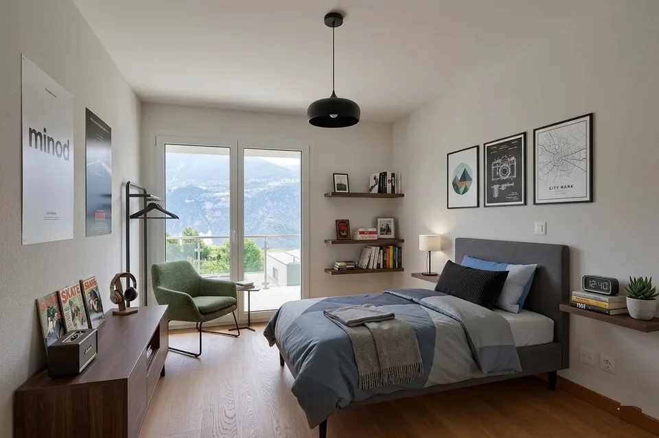 Grimisuat | Neuve Villa mit hohem Standard ? Unvergleichliche Aussicht und sorgfältige Ausführung
