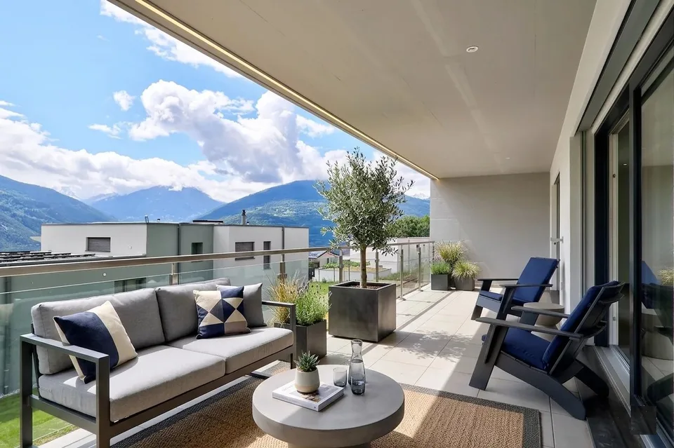 Grimisuat | Villa neuve de standing ? Vue imprenable et finitions soignées