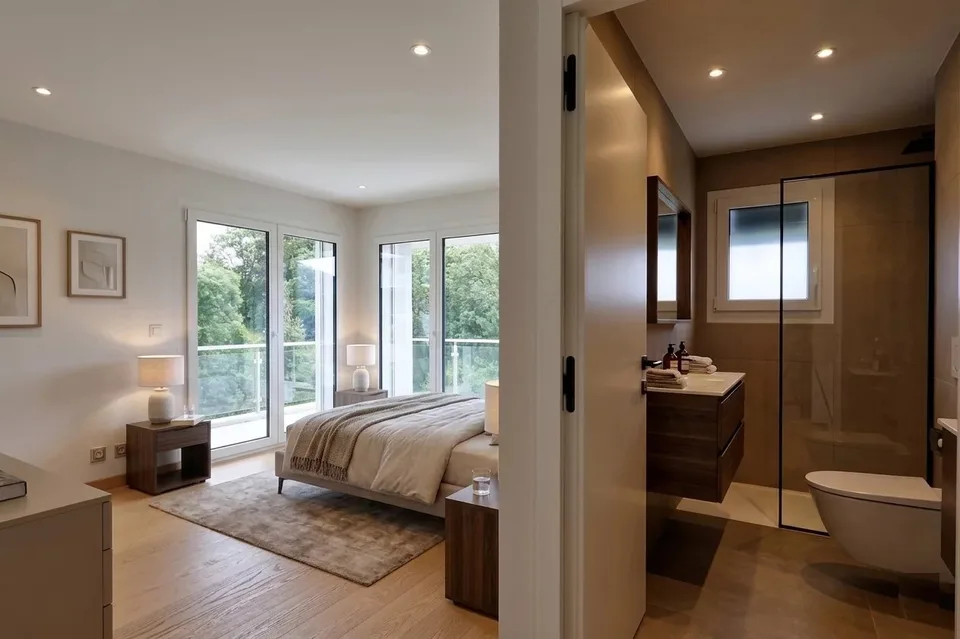 Grimisuat | Neuve Villa mit hohem Standard ? Unvergleichliche Aussicht und sorgfältige Ausführung