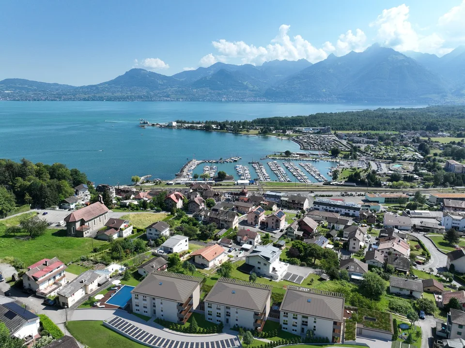 Die Terrassen am See im Jahr 2028 mit Swimmingpool - 2,5 bis 5,5 Zimmer