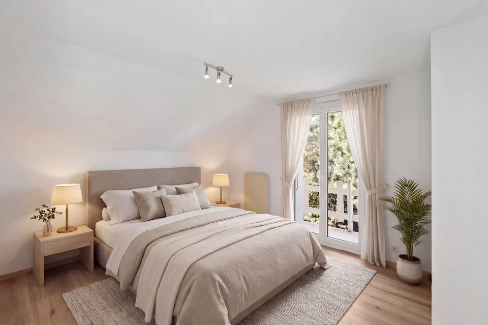 Villa jumelle rénovée avec studio d'appoint dans un environnement résidentiel privilégié à Commugny – Foto 31 von 34