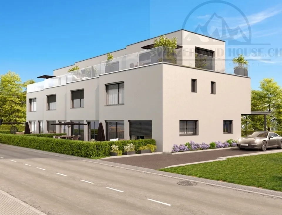 Magnifico attico di 2,5 locali con grande terrazza e vista a Givisiez