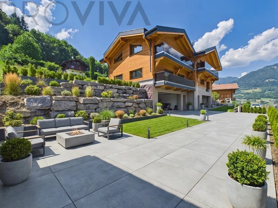 Haus B Choëx - Chalet di nuova costruzione con terrazza e flessibilità