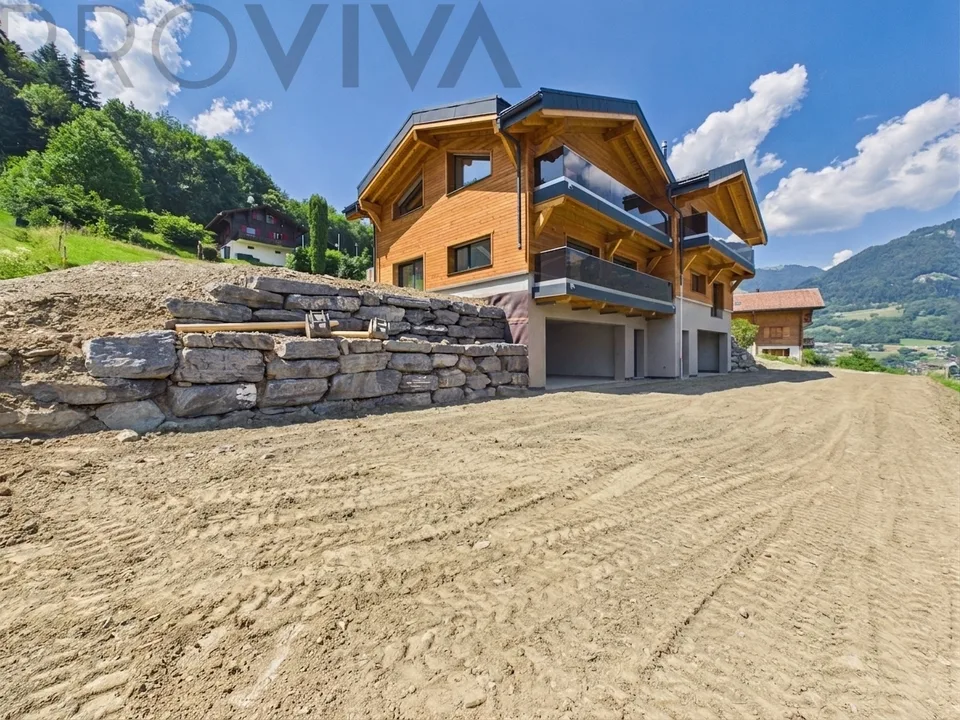 Haus B Choëx - Neubau-Chalet mit Terrasse & Flexibilität