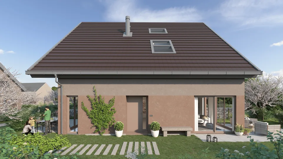 Villa mitoyenne neuve - 4.5 pièces avec jardin - Livraison fin 2027