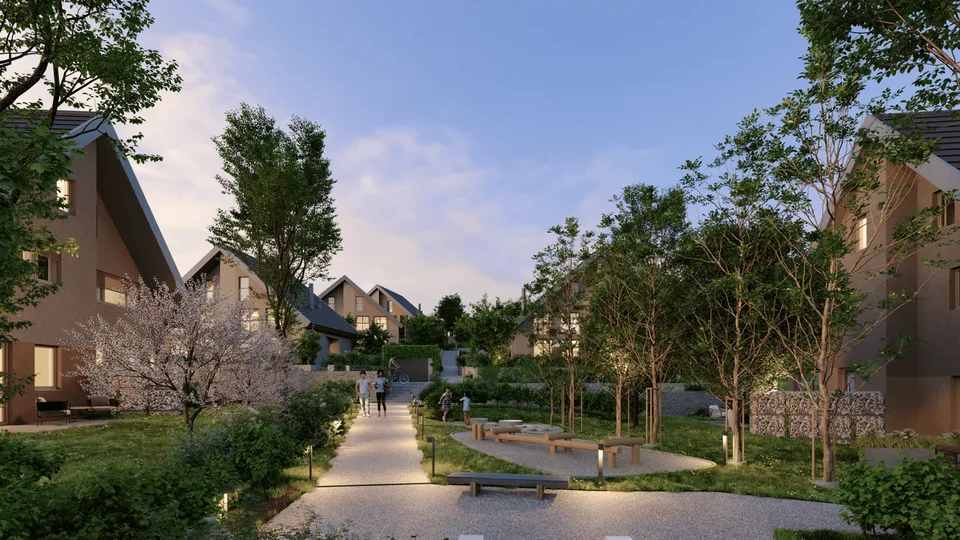 Villa mitoyenne neuve - 4.5 pièces avec jardin - Livraison fin 2027