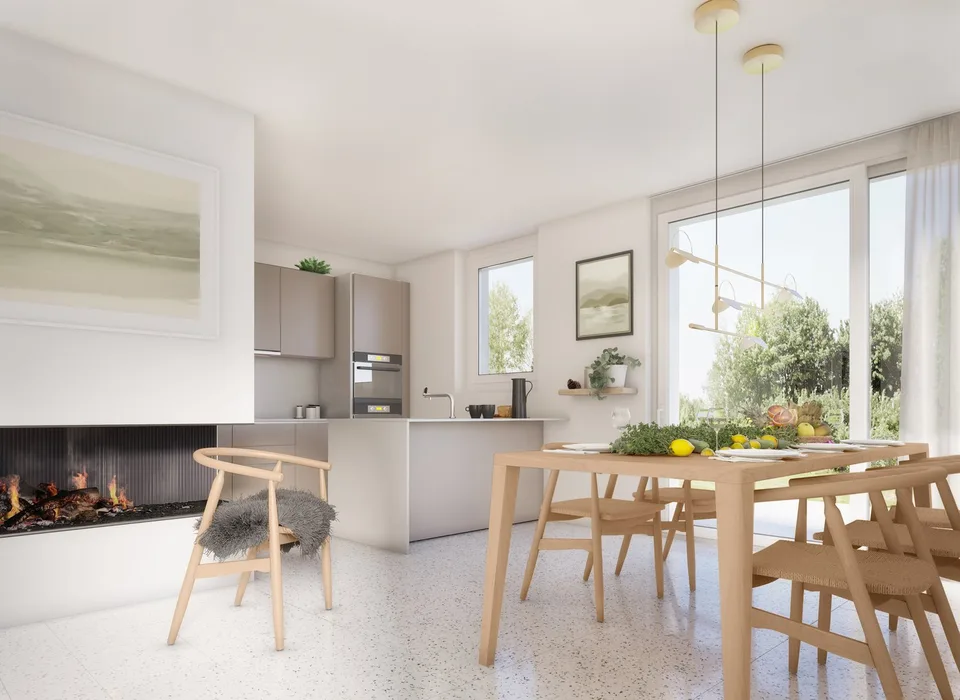 Villa mitoyenne neuve - 4.5 pièces avec jardin - Livraison fin 2027