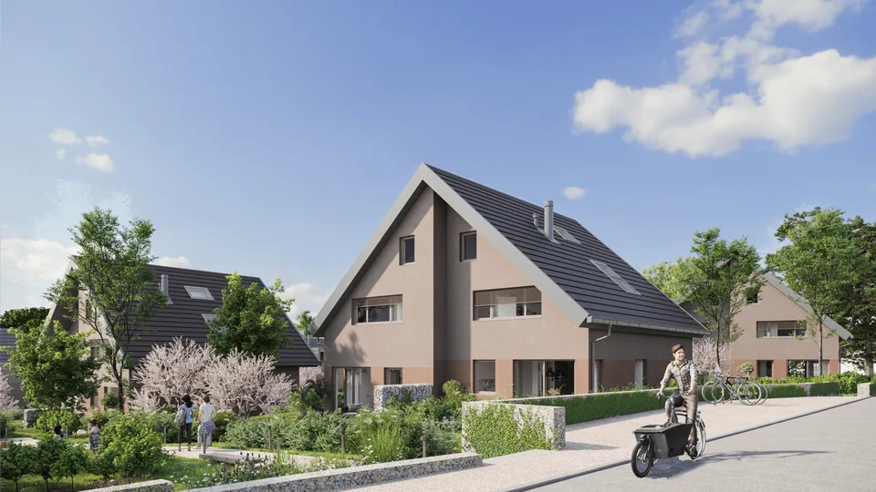 Villa mitoyenne neuve - 4.5 pièces avec jardin - Livraison fin 2027