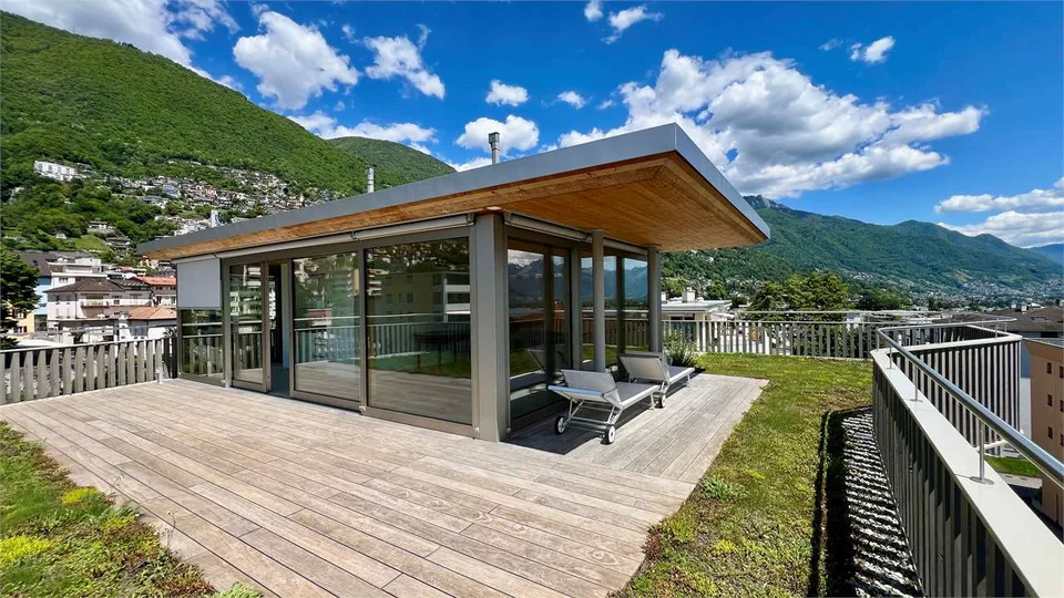 MINUSIO - Nuovo appartamento con grande giardino e vista lago – foto 13 di 13