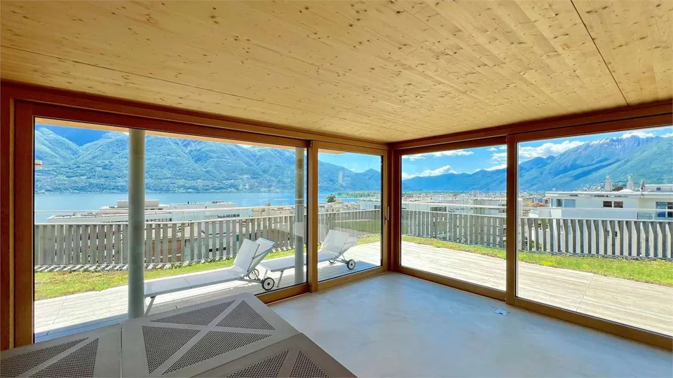 MINUSIO - Nuovo appartamento con grande giardino e vista lago – foto 11 di 13
