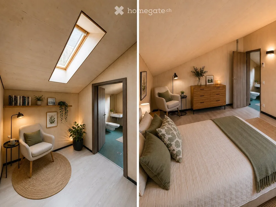 Haus mit 2,5 Zimmern, Loggia und zwei natürlichen Kellern