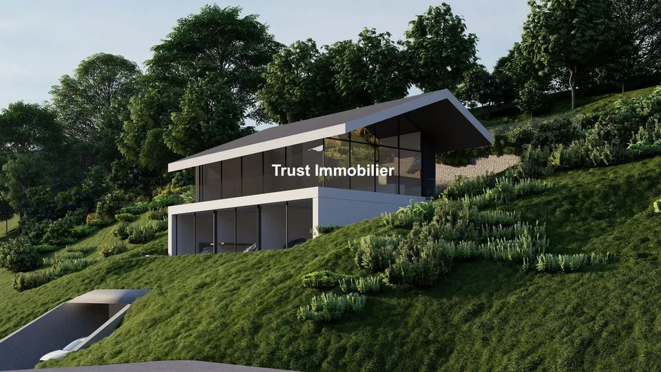 6013. Villa à construire à Glion