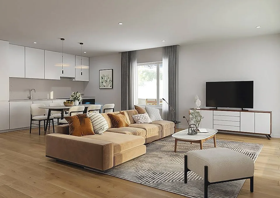 4.5 de nouvelle construction, aussi avec jardin ! Bon prix !