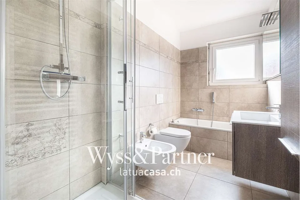 Pregassona, schönes 3.5-Zimmer-Wohnung renoviert