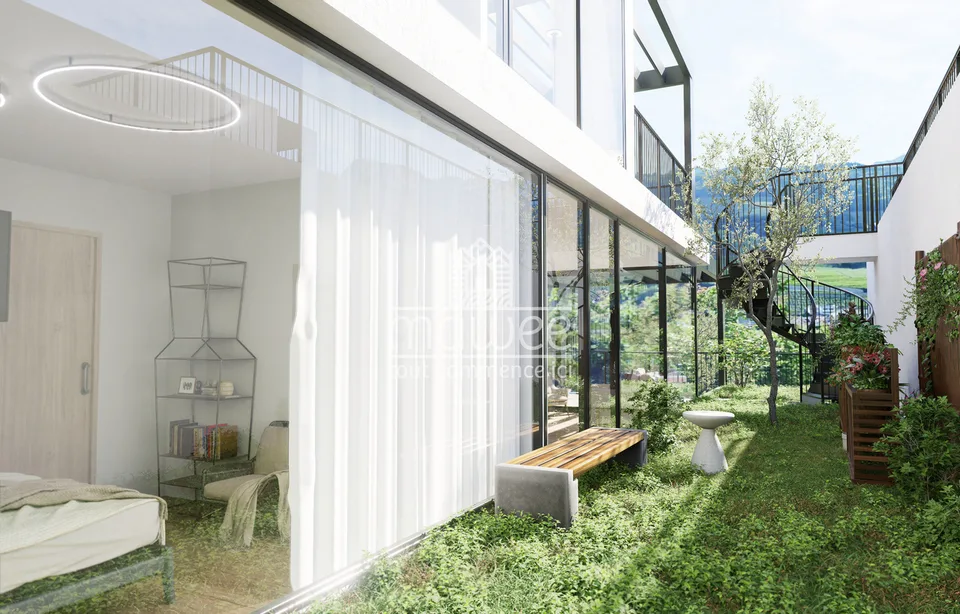 Nuova villa contemporanea a Saillon - Un ambiente di vita preservato