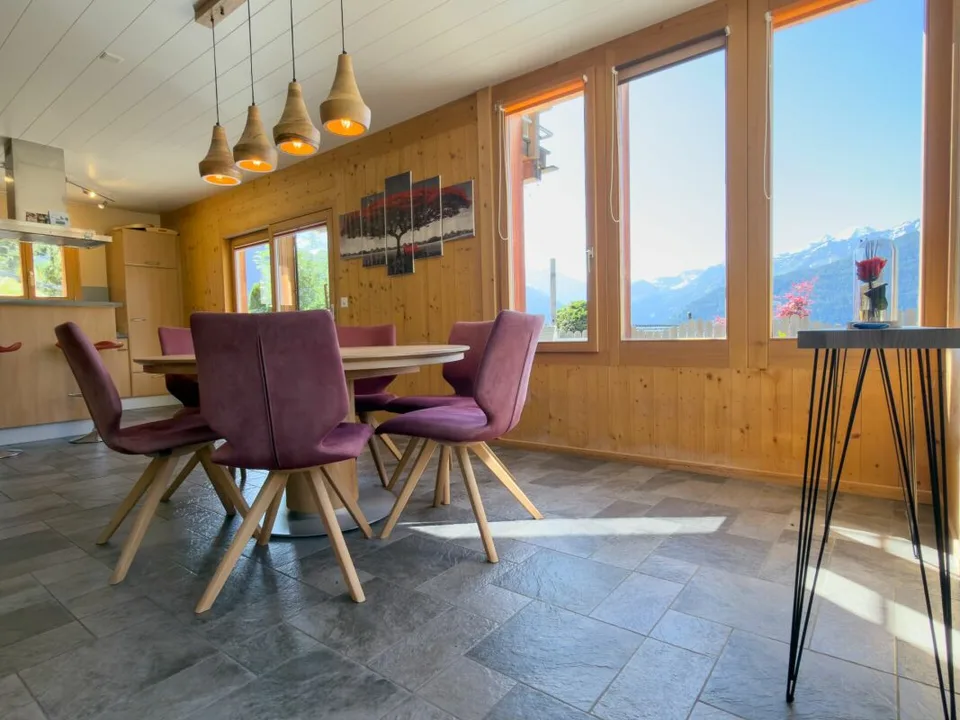 Magnifica casa con vista panoramica sulle Alpi
