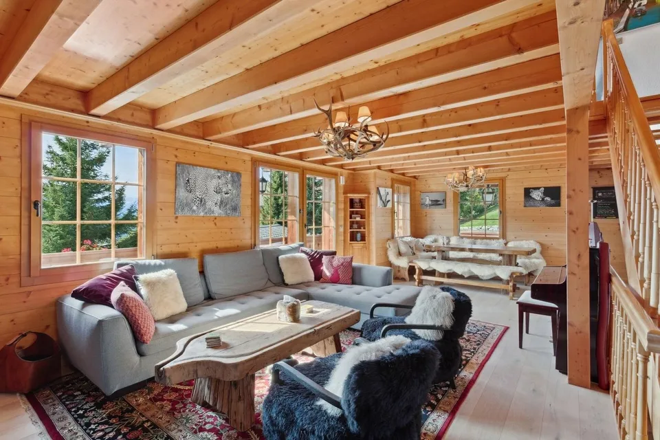 Chalet mit Homekino / Whirlpool im Innenbereich / Panoramablick