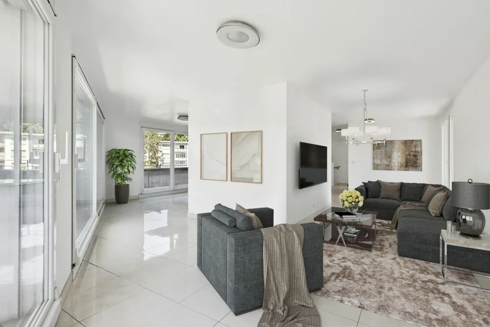 Appartamento in vendita a Losanna - attico di 4,5 locali, 127 m², ampio balcone